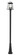 Broughton Four Light Outdoor Post Mounted Fixture in Black (224|521PHBR519PBK)