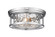 Clarion Three Light Flush Mount in Polished Nickel (224|493F3PN)