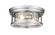 Clarion Two Light Flush Mount in Polished Nickel (224|493F2PN)