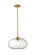Chloe One Light Pendant in Olde Brass (224|490P14OBR)