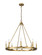 Barclay Eight Light Chandelier in Olde Brass (224|482R8OBR)