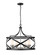 Malcalester Six Light Chandelier in Matte Black + Brushed Nickel (224|481P24MBBN)
