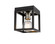 Kube One Light Flush Mount in Matte Black + Brushed Nickel (224|480F1MBBN)