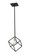 Vertical One Light Pendant in Matte Black + Brushed Nickel (224|478P11MBBN)