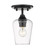 Joliet One Light Flush Mount in Matte Black (224|473F1MB)