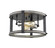 Kirkland Two Light Flush Mount in Ashen Barnboard (224|472F2RABB)
