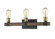 Kirkland Three Light Vanity in Rustic Mahogany (224|4723VRM)