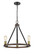 Kirkland Three Light Chandelier in Rustic Mahogany (224|4723RM)