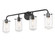 Delaney Four Light Vanity in Matte Black (224|4714VMB)