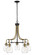 Kraken Five Light Chandelier in Matte Black + Olde Brass (224|4665MBOBR)