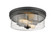 Bohin Two Light Flush Mount in Matte Black (224|464F13MB)