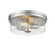 Bohin Two Light Flush Mount in Brushed Nickel (224|464F13BN)