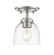 Ashton One Light Flush Mount in Brushed Nickel (224|460F1BN)