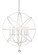 Tull Eight Light Chandelier in Matte White (224|45830MW)