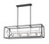 Euclid Eight Light Linear Chandelier in Chrome / Matte Black (224|4578LCHMB)