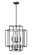Titania Eight Light Chandelier in Matte Black (224|45428MB)