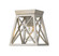 Trestle One Light Flush Mount in Antique Silver (224|447F1AS)