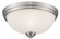 Ashton Three Light Flush Mount in Brushed Nickel (224|443F3BN)