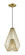 Quintus One Light Pendant in Metallic Gold (224|442MPMG)