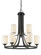 Bordeaux Nine Light Chandelier in Bronze (224|4359BRZ)