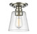 Annora One Light Flush Mount in Brushed Nickel (224|428F1BN)