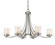 Willow Six Light Chandelier in Brushed Nickel (224|4266BN)