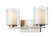 Willow Two Light Vanity in Brushed Nickel (224|4262VBN)