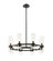 Datus Eight Light Chandelier in Matte Black (224|40088MB)