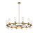 Datus 12 Light Chandelier in Rubbed Brass (224|400812RB)