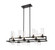 Datus Ten Light Linear Chandelier in Matte Black (224|400810MB)