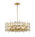 Garroway Nine Light Chandelier in Aged Brass (224|400732AGBR)