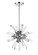 Burst Four Light Chandelier in Chrome (224|40034CH)