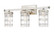 Archer Three Light Vanity in Brushed Nickel (224|3443VBN)