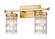 Archer Two Light Vanity in Heirloom Gold (224|3442VHG)