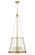 Prescott Four Light Pendant in Rubbed Brass (224|341P18RB)