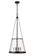Prescott Four Light Pendant in Matte Black (224|341P18MB)