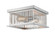 Camellia Two Light Flush Mount in Brushed Nickel (224|333F2BN)