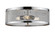 Meshsmith Three Light Flush Mount in Chrome (224|331F18CH)