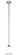 Cosmopolitan One Light Pendant in Brushed Nickel (224|308MPBN)