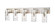 Fontaine Five Light Vanity in Brushed Nickel (224|30355VBN)