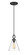Harper One Light Pendant in Matte Black (224|3034P8MB)