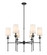 Emily Six Light Chandelier in Matte Black (224|30336MB)