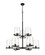 Callista Nine Light Chandelier in Matte Black (224|30329MB)