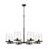 Callista Eight Light Chandelier in Matte Black (224|30328MB)
