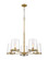 Callista Five Light Chandelier in Rubbed Brass (224|30325RB)
