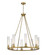 Beau Eight Light Chandelier in Rubbed Brass (224|30318RB)