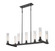 Beau Seven Light Linear Chandelier in Bronze (224|30317LBRZ)