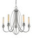 Persis Five Light Chandelier in Old Silver (224|30005OS)