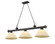 Cordon Three Light Billiard in Bronze (224|23063BRZAGM14)