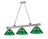 Cordon Three Light Billiard in Brushed Nickel (224|23063BNARG)